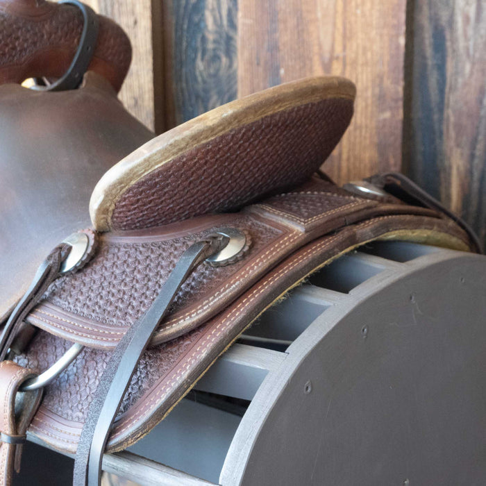 12" USED TESKEY'S JR RANCH ASSOCIATION SADDLE