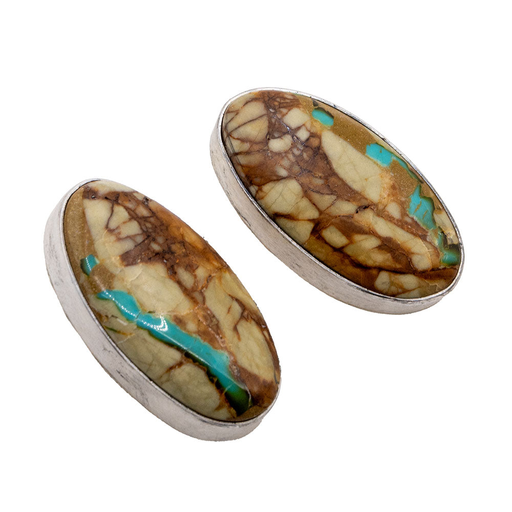 Boulder Turquoise Stud Earrings WOMEN - Accessories - Jewelry - Earrings Select Lines