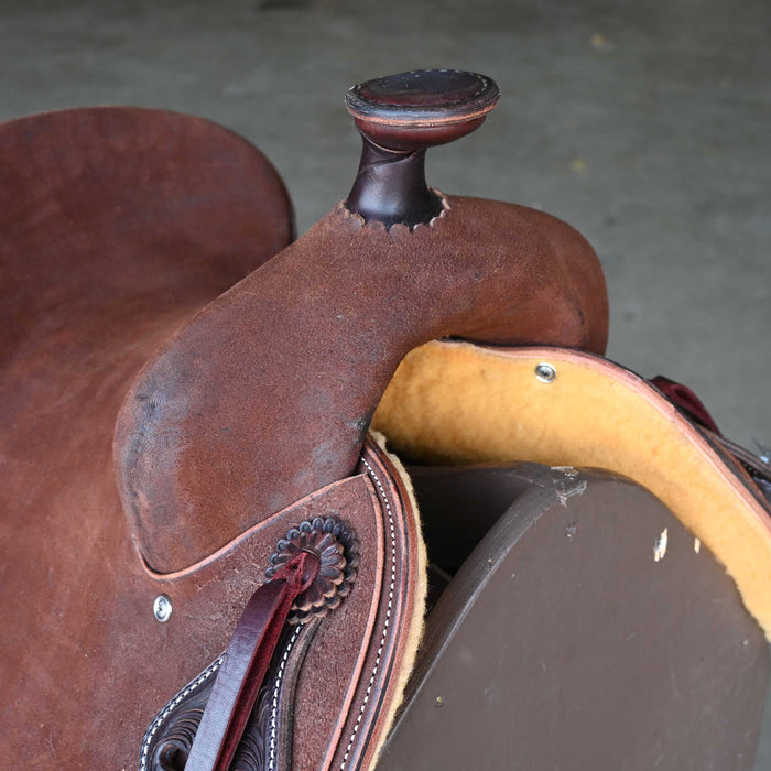 13" JEFF SMITH TEAM ROPING SADDLE