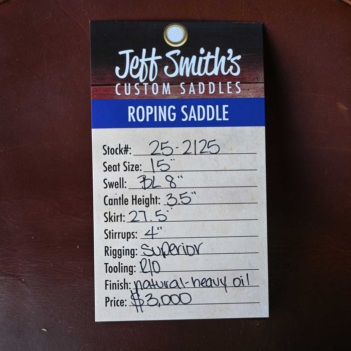 15" JEFF SMITH TEAM ROPING SADDLE