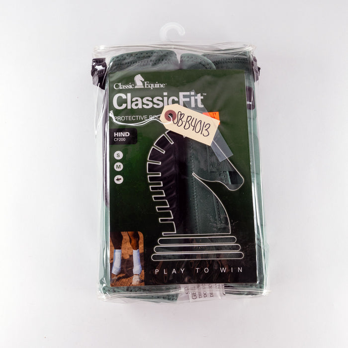 NEW Classic Equine ClassicFit Spruce Green Large Hind Splint Boots Sale Barn Classic Equine