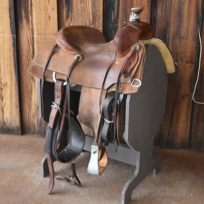 15" USED TRENT WARD RANCH SADDLE