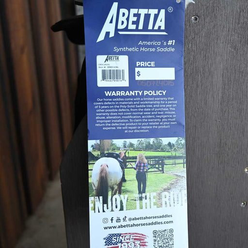 15" ABETTA ORIGINAL ROUND SKIRT SADDLE Saddles - New Abetta Saddle Co
