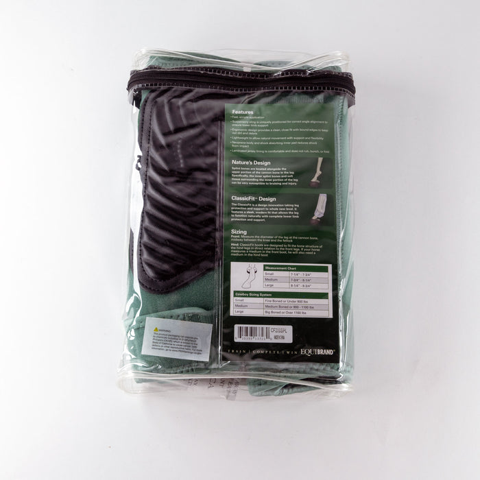 NEW Classic Equine ClassicFit Spruce Green Large Hind Splint Boots Sale Barn Classic Equine