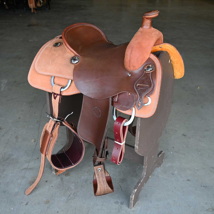15" JEFF SMITH TEAM ROPING SADDLE