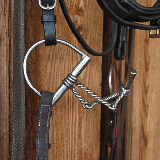 D-Ring Double Twisted Wire Snaffle English Bridle Rig Sale Barn misc