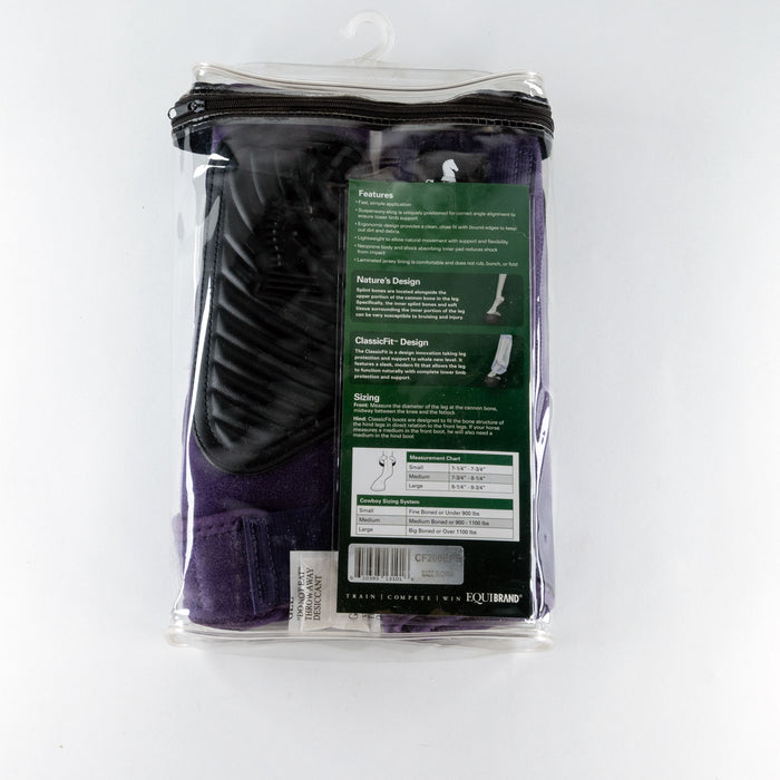 NEW Classic Equine ClassicFit Violet Small Hind Splint Boots Sale Barn Classic Equine