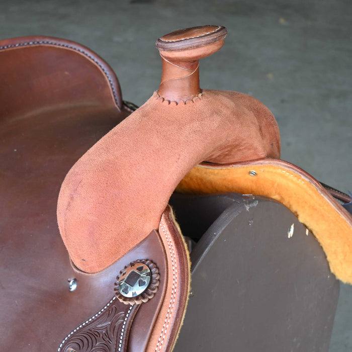 15" JEFF SMITH TEAM ROPING SADDLE