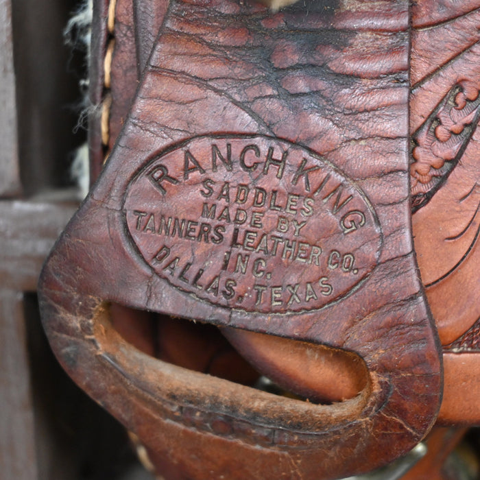 12" USED RANCH KING PONY SADDLE Saddles - Used Ranch King