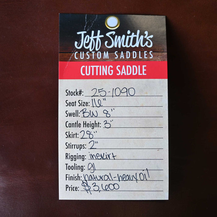 16" JEFF SMITH BUSTER WELCH CUTTING SADDLE