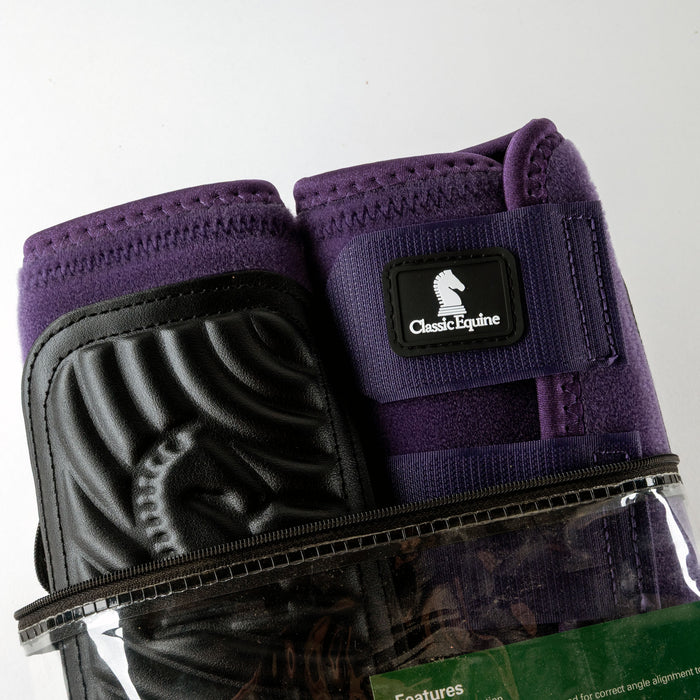 NEW Classic Equine ClassicFit Violet Small Hind Splint Boots Sale Barn Classic Equine