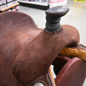 15" USED JEFF SMITH ROPING SADDLE