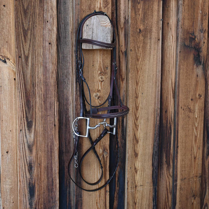 D-Ring Low Locking Hinge Port English Bridle Rig Sale Barn misc