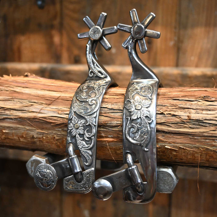 Kamphaus #139 Silver Moutned 6pt. Spurs