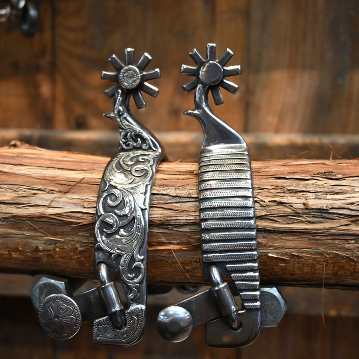Kamphaus #738 Silver Moutned 9pt. Spurs
