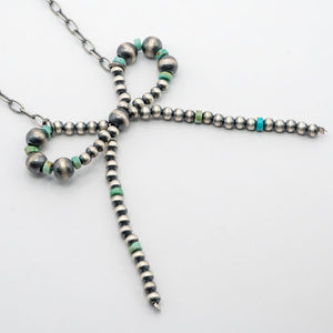 Navajo and Turquoise Bow Chain Necklace WOMEN - Accessories - Jewelry - Necklaces Select Lines