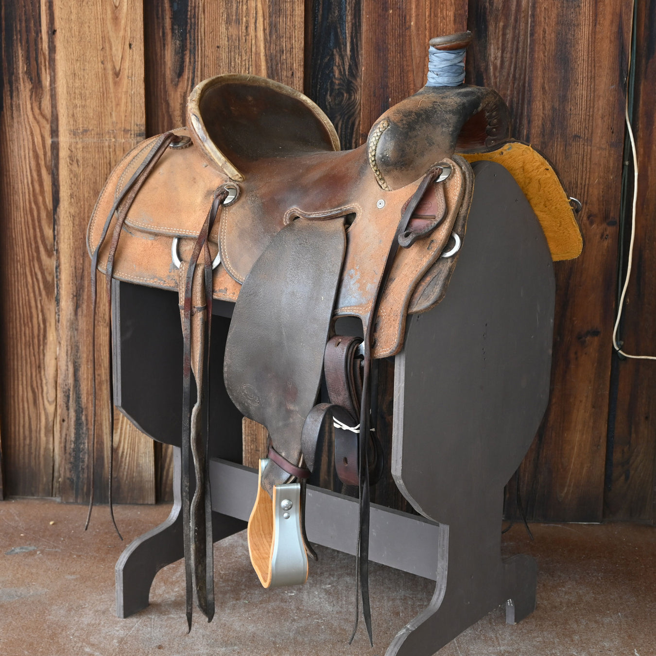 15" USED TESKEY'S RANCH SADDLE Saddles - Used Teskey's Saddlery