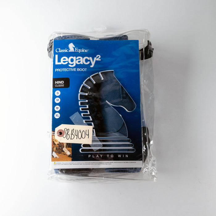 NEW Classic Equine Legacy2 Large Hind Deep Blue Splint Boots Sale Barn Classic Equine