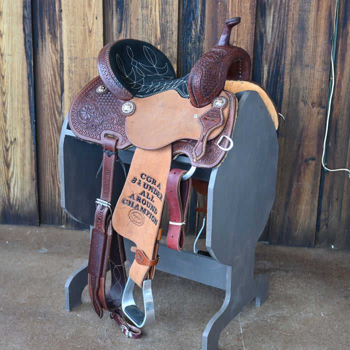 13" USED TESKEY'S BARREL SADDLE