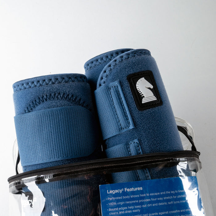 NEW Classic Equine Legacy2 Large Hind Deep Blue Splint Boots Sale Barn Classic Equine