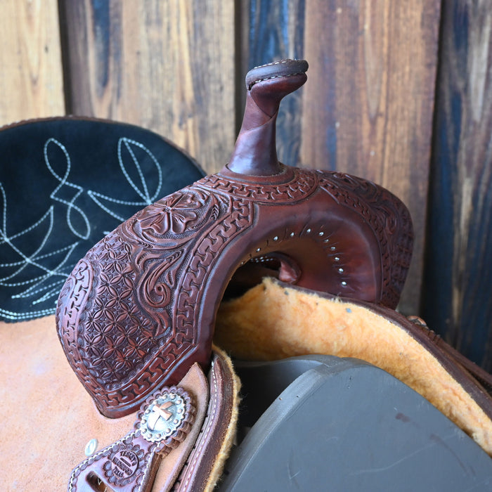 13" USED TESKEY'S BARREL SADDLE