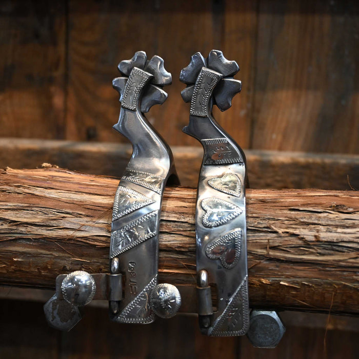 Ricky Trammell Women's Silver Mounted Spurs