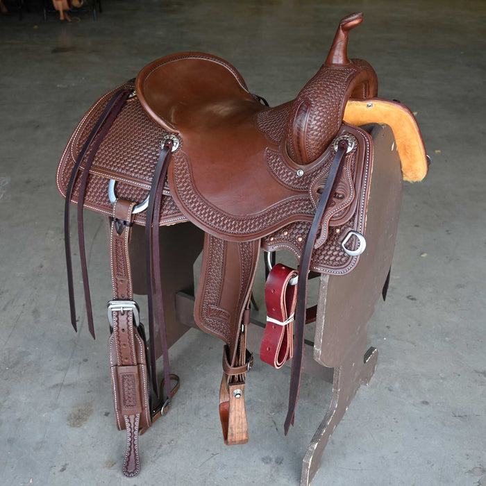 15.5" JEFF SMITH BEAU GALYEAN CUTTING SADDLE