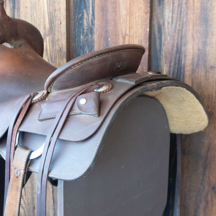 16" USED JEFF SMITH CUTTING SADDLE