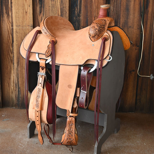 14.5" TESKEY'S TEAM ROPING SADDLE Saddles - New Teskey's Saddlery