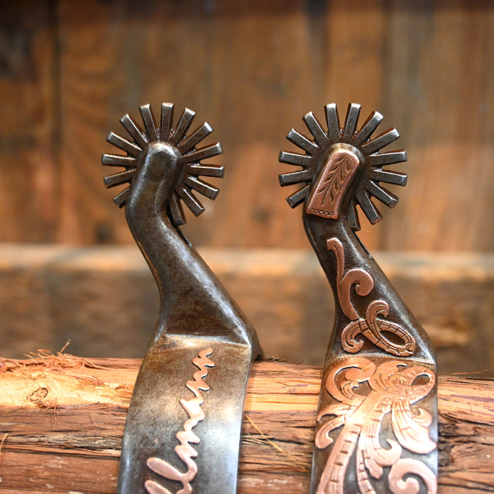 Josh Ownbey Silver Mounted 16pt. Spurs