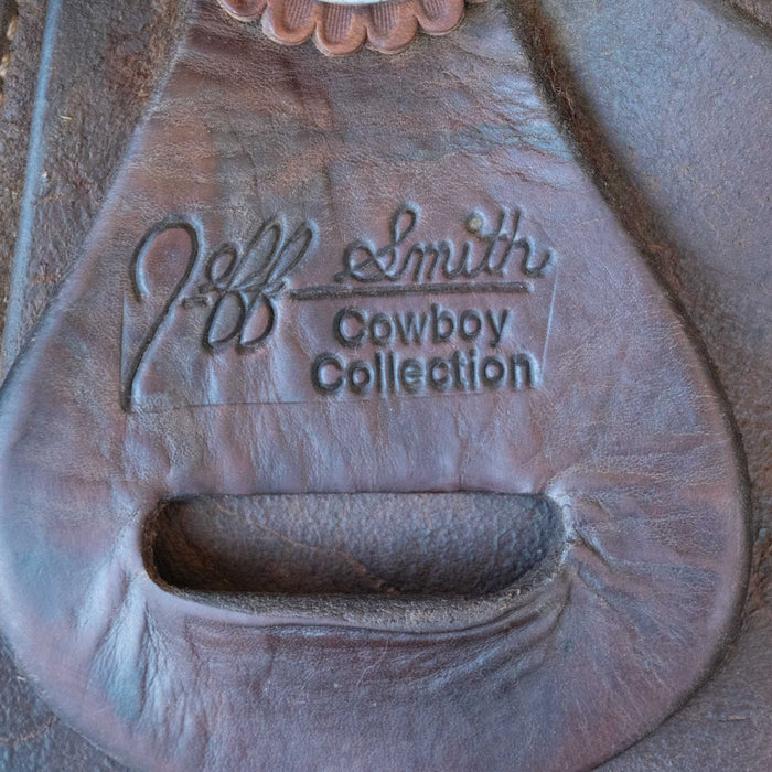 16" USED JEFF SMITH CUTTING SADDLE