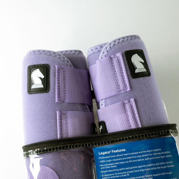 NEW Classic Equine Legacy2 Large Hind Lavender Splint Boots Sale Barn Classic Equine
