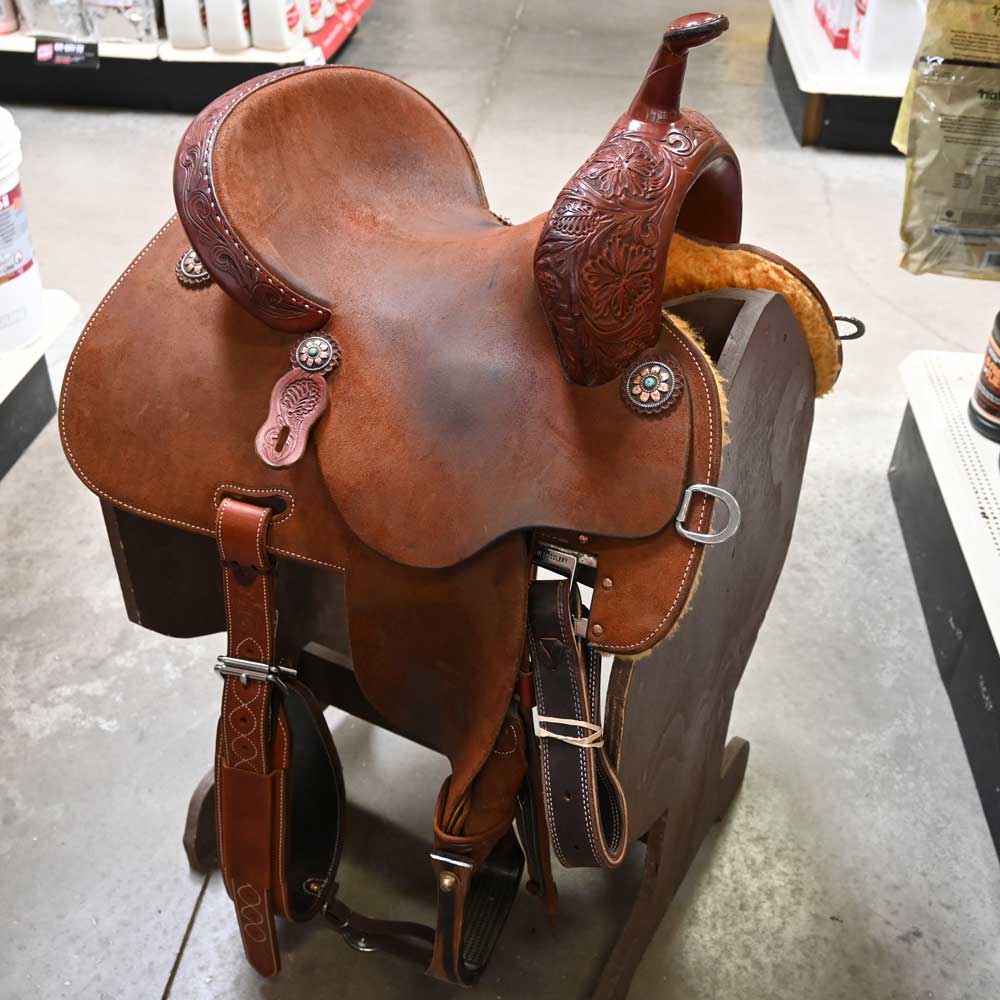 13" USED MARTIN STINGRAY BARREL SADDLE Saddles Martin Saddlery   