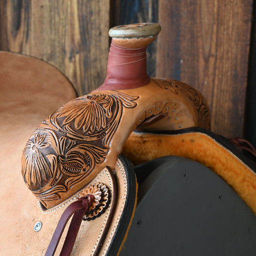 14.5" TESKEY'S TEAM ROPING SADDLE Saddles - New Teskey's Saddlery