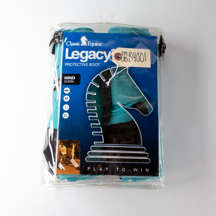 NEW Classic Equine Legacy2 Small Hind Aqua Splint Boots Sale Barn Classic Equine