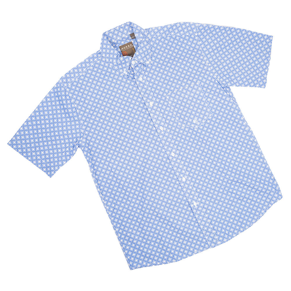 Roper Men's Button Down Foulard Shirt MEN - Clothing - Shirts - Short Sleeve Roper Apparel & Footwear