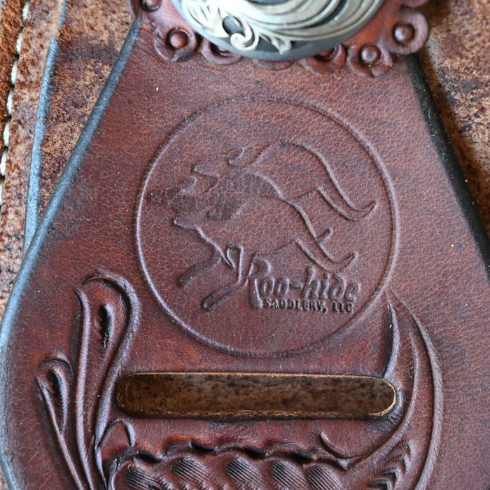 13.5" USED ROO HIDE BARREL SADDLE