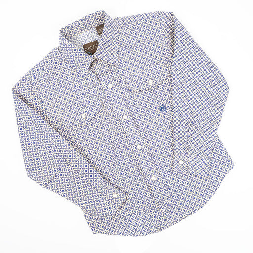 Roper Boy's Pinwheel Foulard Western Shirt KIDS - Boys - Clothing - Shirts - Long Sleeve Shirts Roper Apparel & Footwear