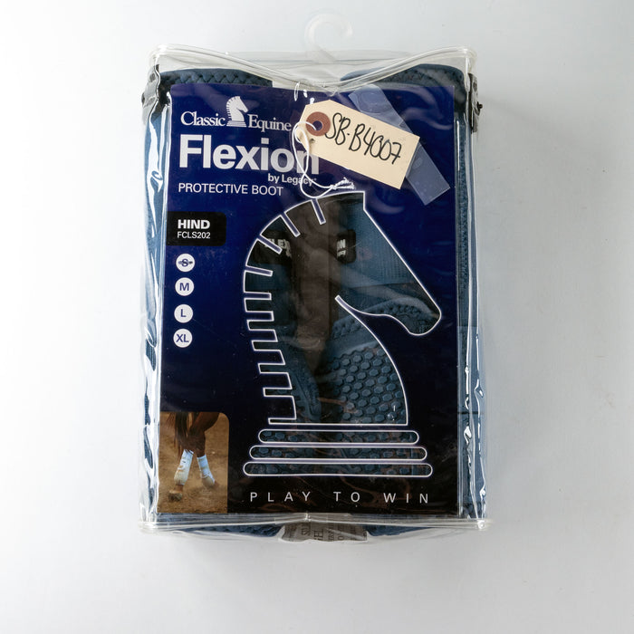 NEW Classic Equine Flexion Small Hind Deep Blue Splint Boots Sale Barn Classic Equine