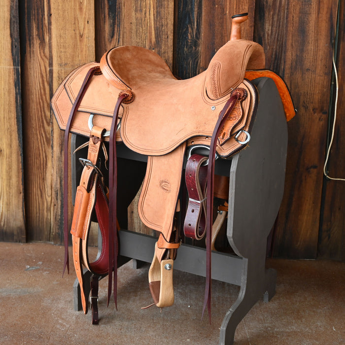 15" TESKEY'S PRO CUTTER RANCH CUTTER SADDLE Saddles - New Teskey's Saddlery