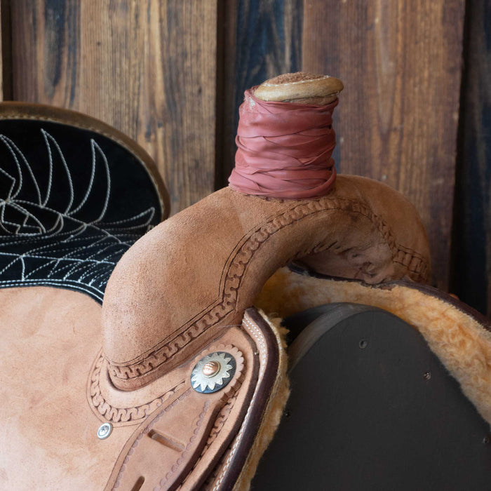 16.5" USED CORRIENTE TEAM ROPING SADDLE