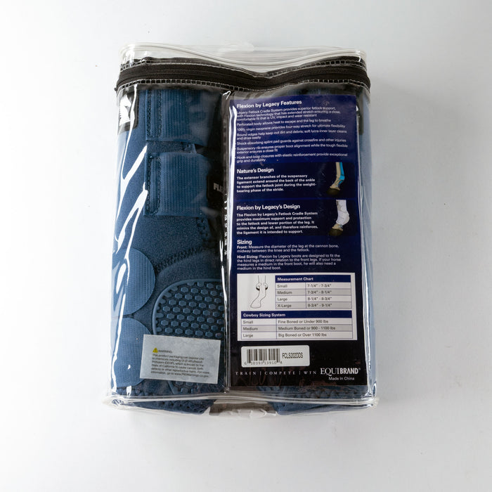 NEW Classic Equine Flexion Small Hind Deep Blue Splint Boots Sale Barn Classic Equine