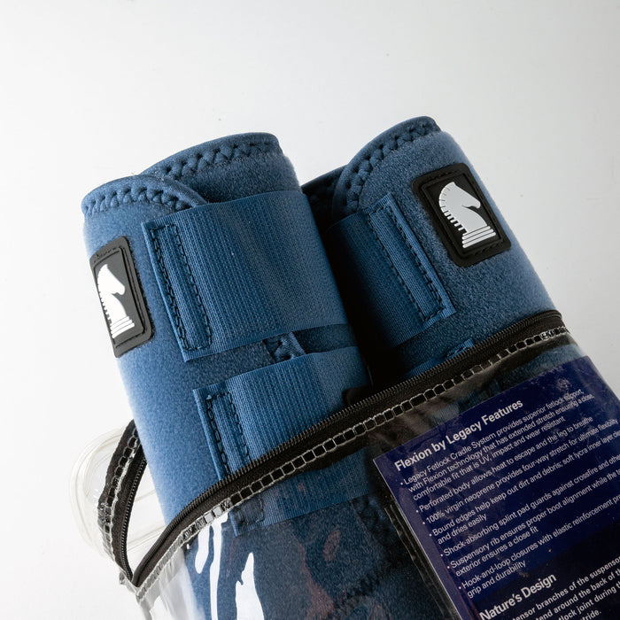 NEW Classic Equine Flexion Small Hind Deep Blue Splint Boots Sale Barn Classic Equine