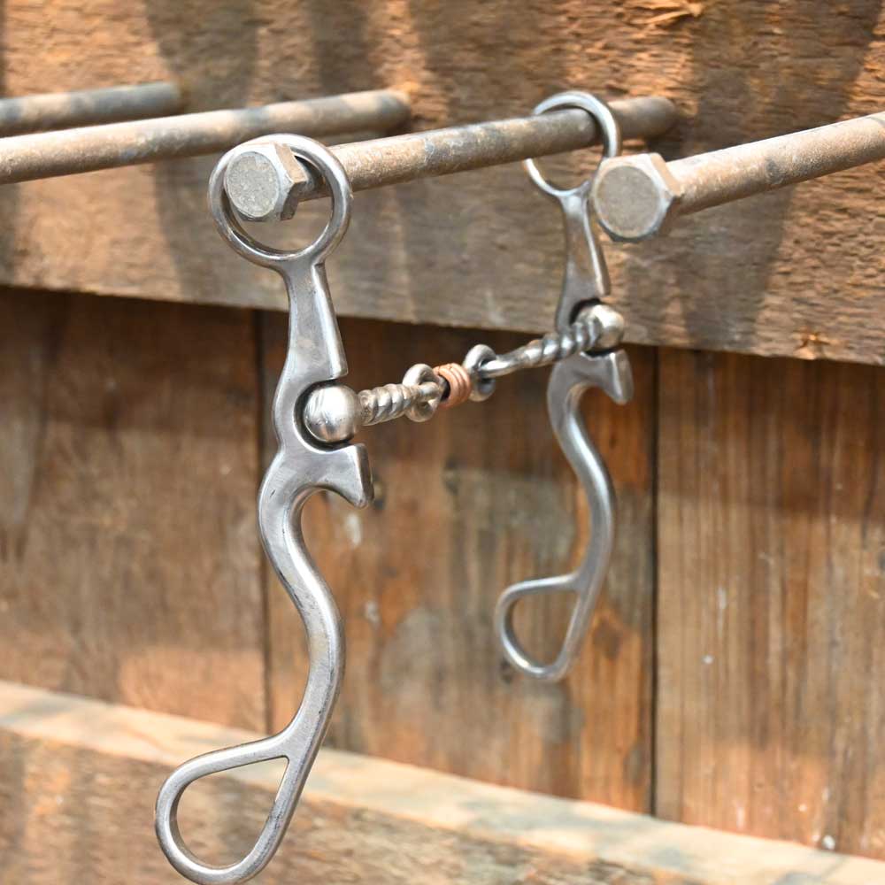 Kerry Kelley O2S Twisted Dogbone with Rings Bit TI0578 Tack - Bits, Spurs & Curbs - Bits Kerry Kelley   