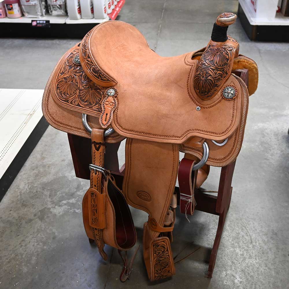 15" PATRICK SMITH ROPING SADDLE