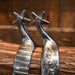 Luke Spraberry Silver Mounted 5pt. Spurs Tack - Spurs Luke Spraberry
