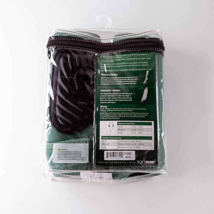 NEW Classic Equine ClassicFit Front Large Spruce Green Splint Boots Sale Barn Classic Equine