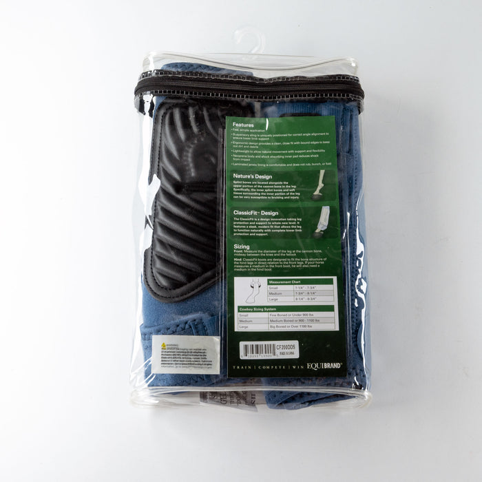 NEW Classic Equine ClassicFit Deep Blue Small Hind Splint Boots Sale Barn Classic Equine