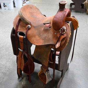 15" USED TESKEY'S RANCH SADDLE Saddles TESKEY'S SADDLERY LLC   