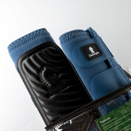 NEW Classic Equine ClassicFit Deep Blue Small Hind Splint Boots Sale Barn Classic Equine